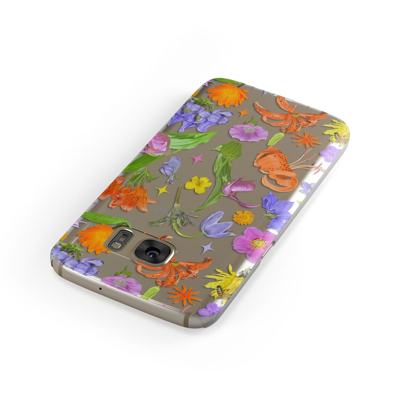Floral Mix Samsung Galaxy Case Front Close Up