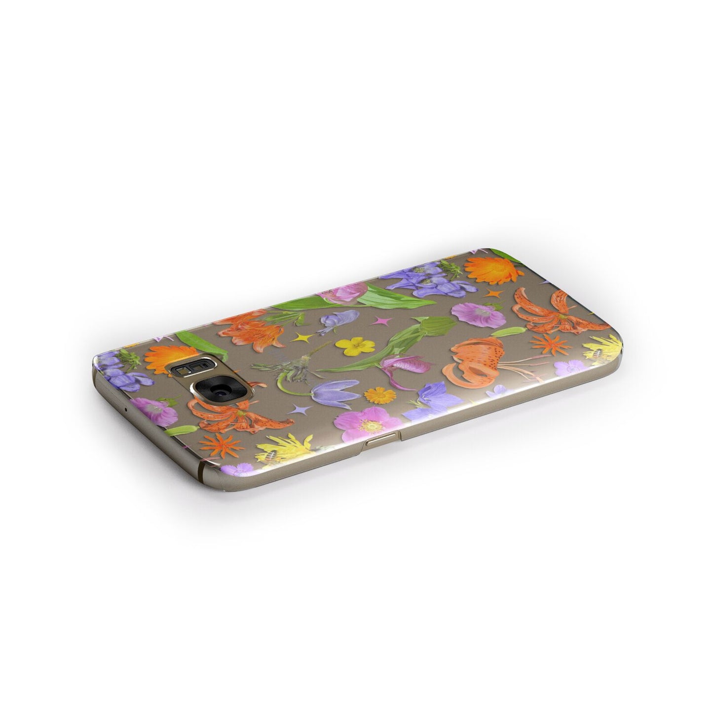 Floral Mix Samsung Galaxy Case Side Close Up