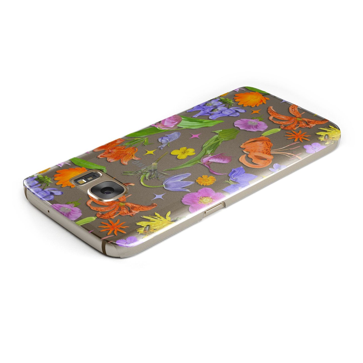 Floral Mix Samsung Galaxy Case Top Cutout
