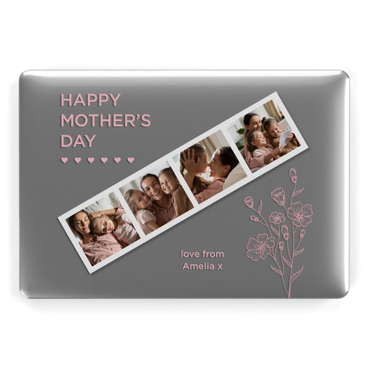 Floral Mothers Day Photo Strip Apple MacBook Case