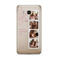 Floral Mothers Day Photo Strip Samsung Galaxy J7 2016 Case on gold phone