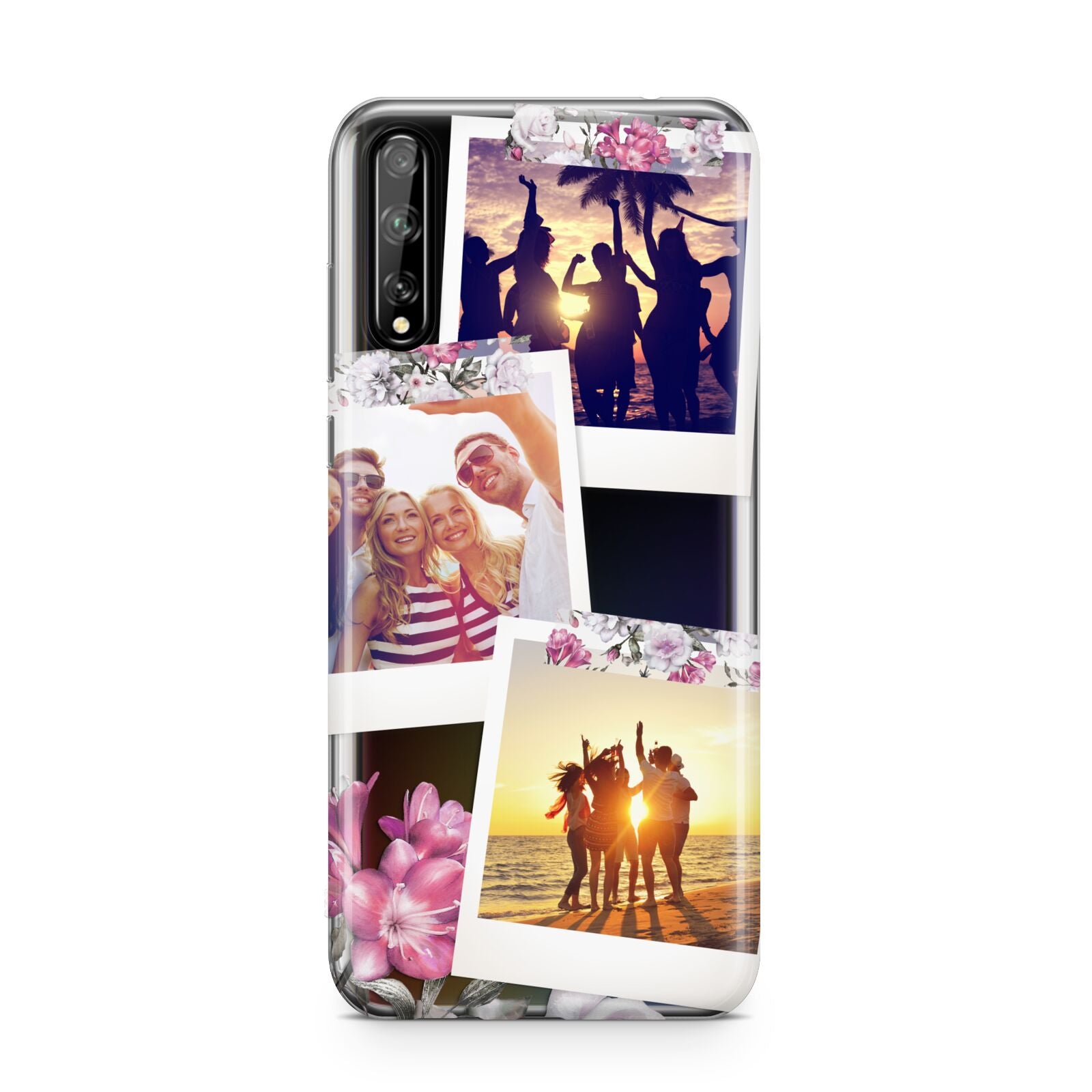 Floral Photo Montage Upload Huawei Enjoy 10s Phone Case