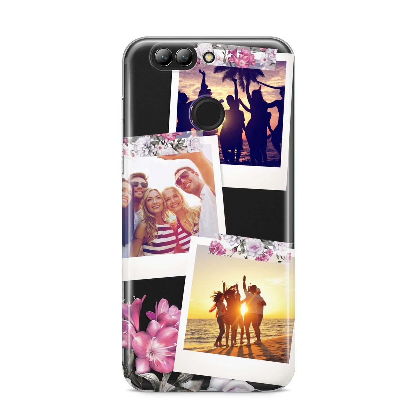 Floral Photo Montage Upload Huawei Nova 2s Phone Case