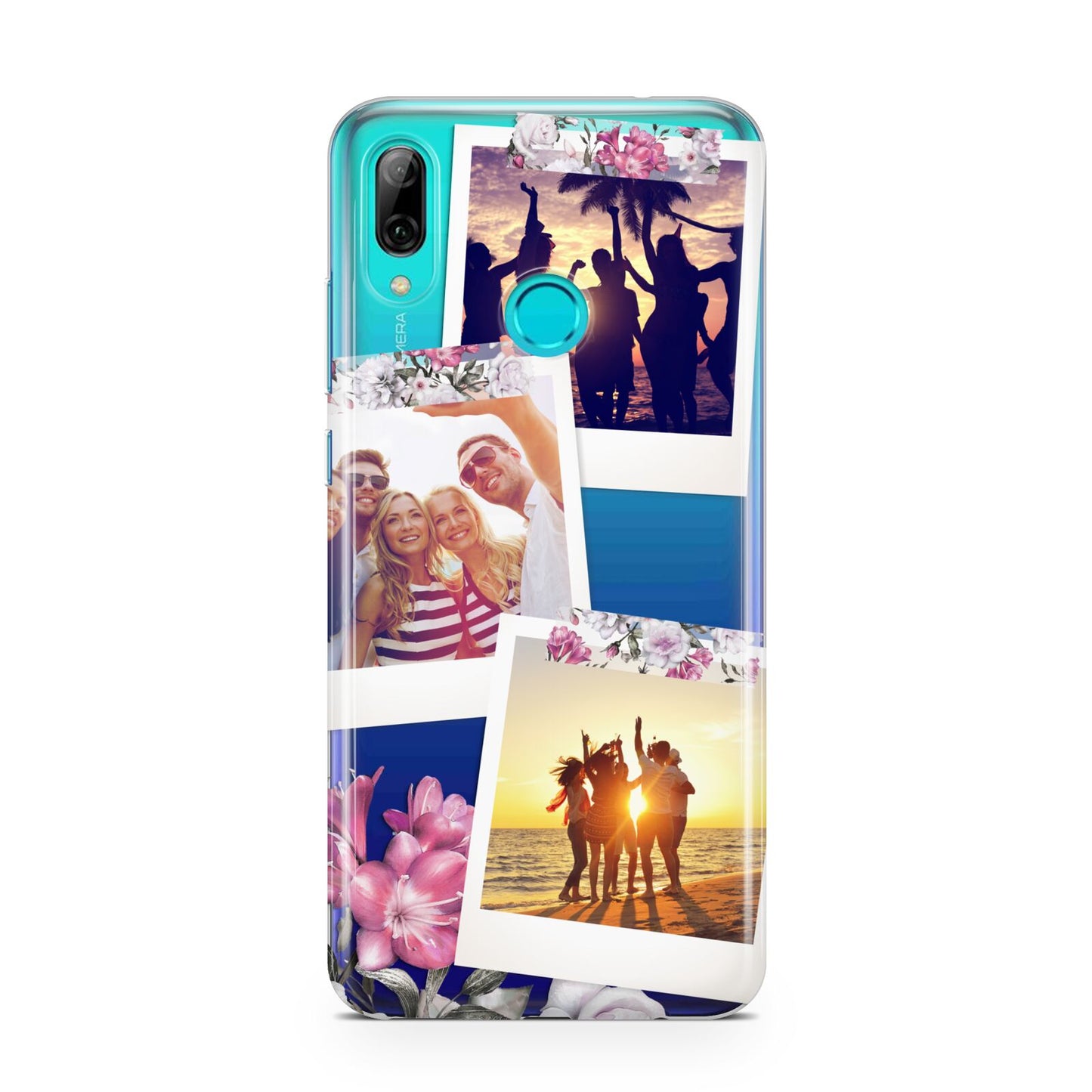 Floral Photo Montage Upload Huawei P Smart 2019 Case