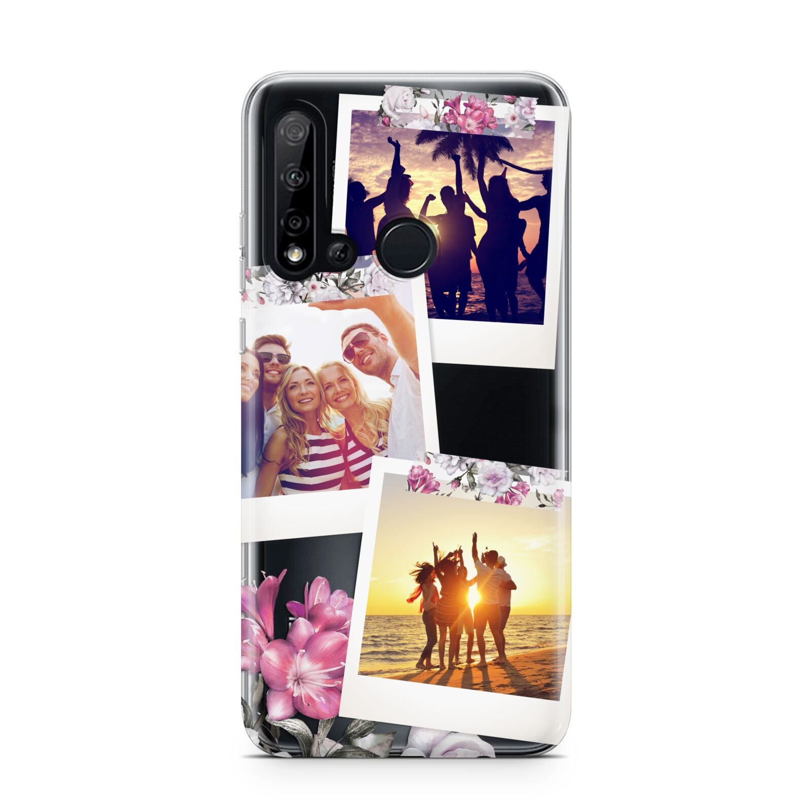 Floral Photo Montage Upload Huawei P20 Lite 5G Phone Case