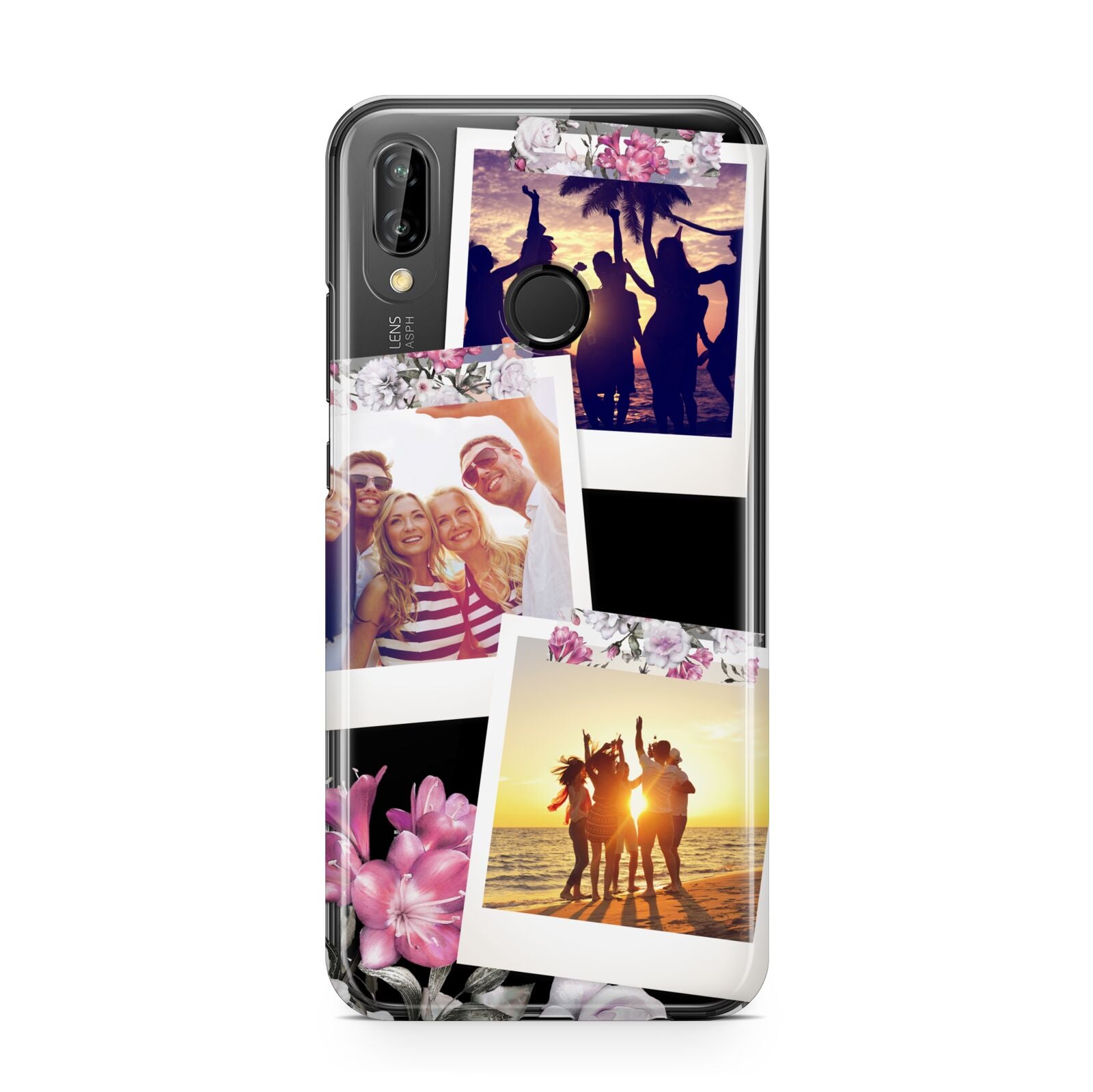 Floral Photo Montage Upload Huawei P20 Lite Phone Case