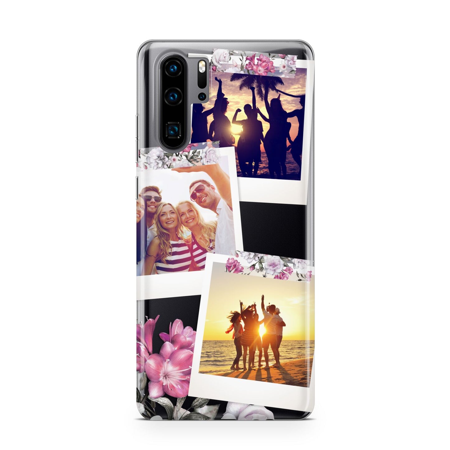 Floral Photo Montage Upload Huawei P30 Pro Phone Case