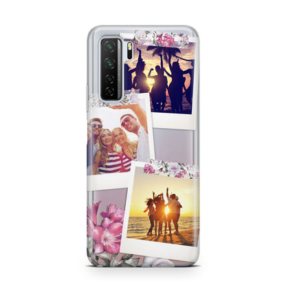 Floral Photo Montage Upload Huawei P40 Lite 5G Phone Case