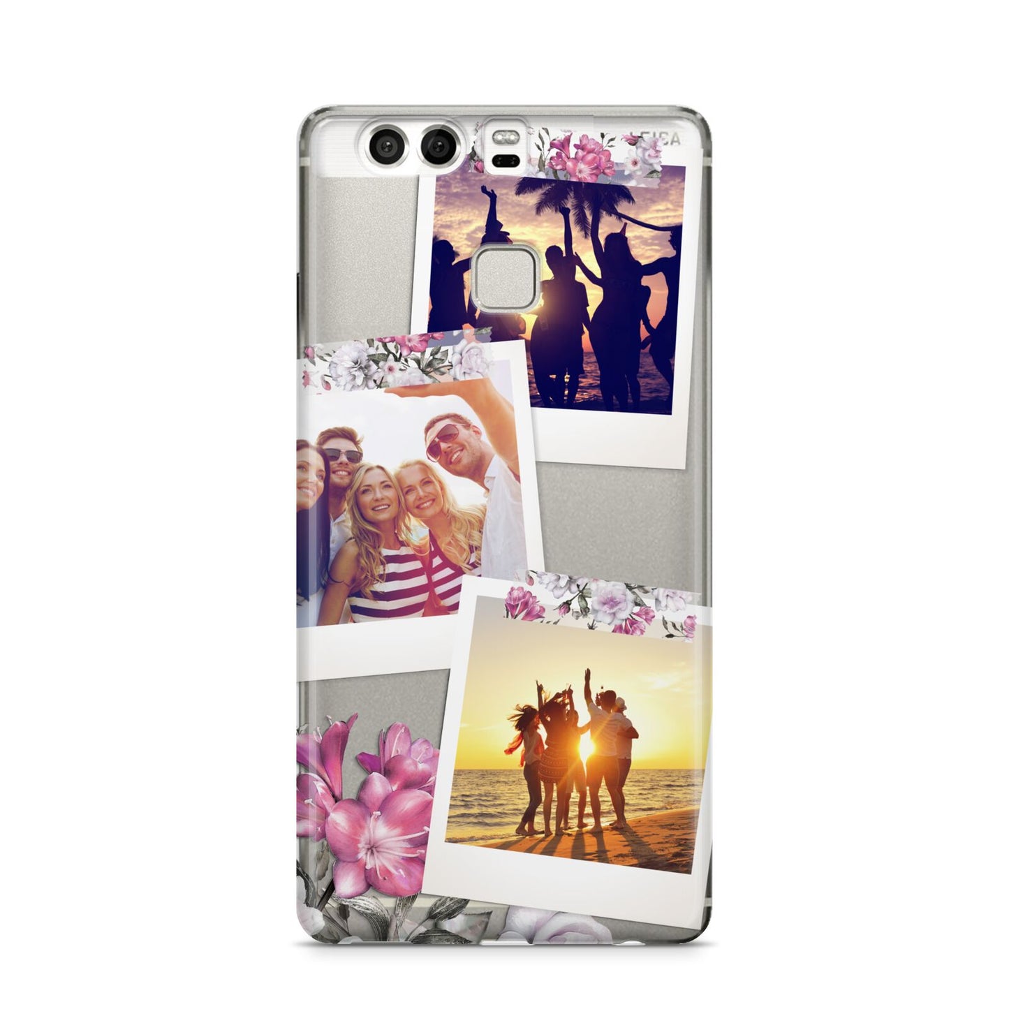 Floral Photo Montage Upload Huawei P9 Case