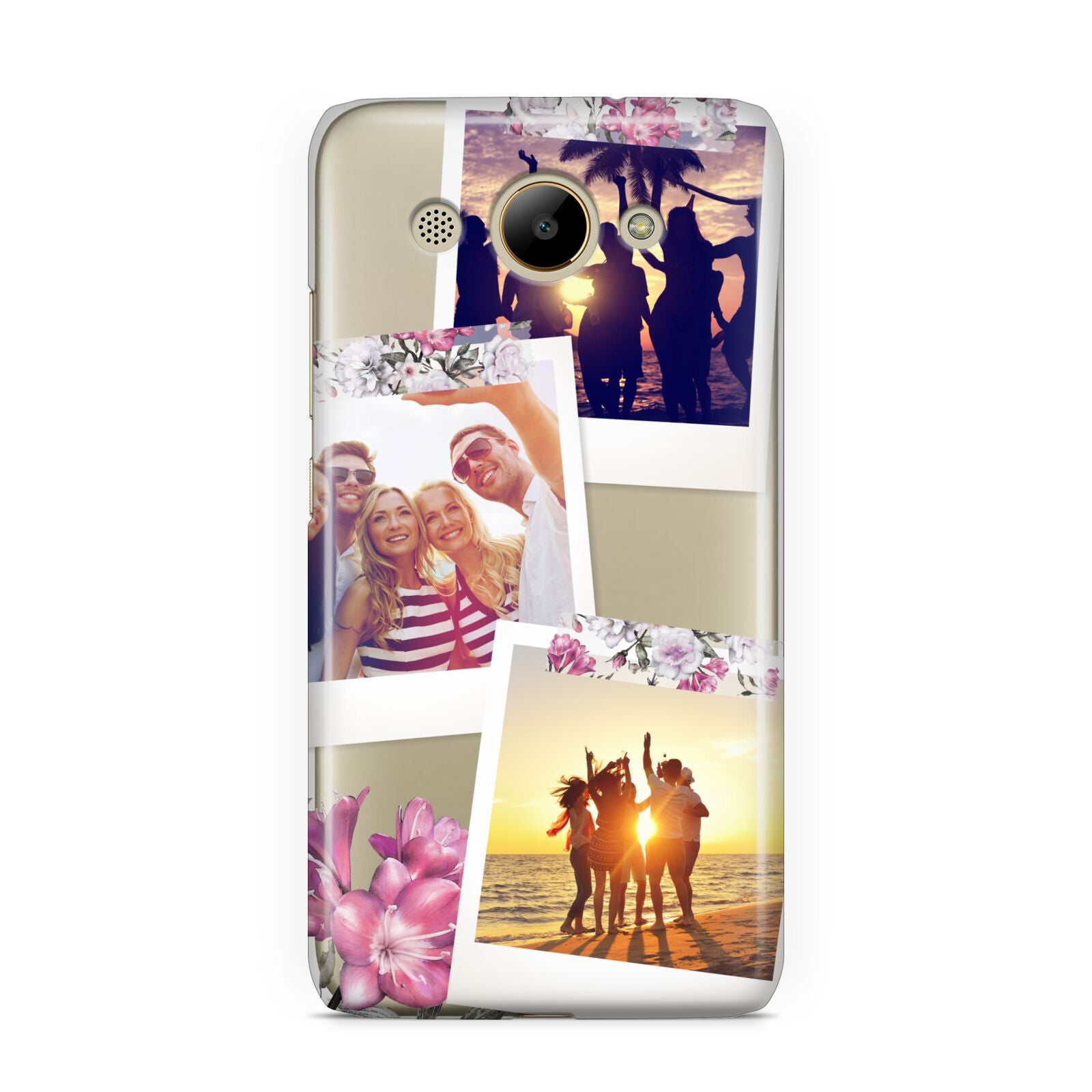 Floral Photo Montage Upload Huawei Y3 2017