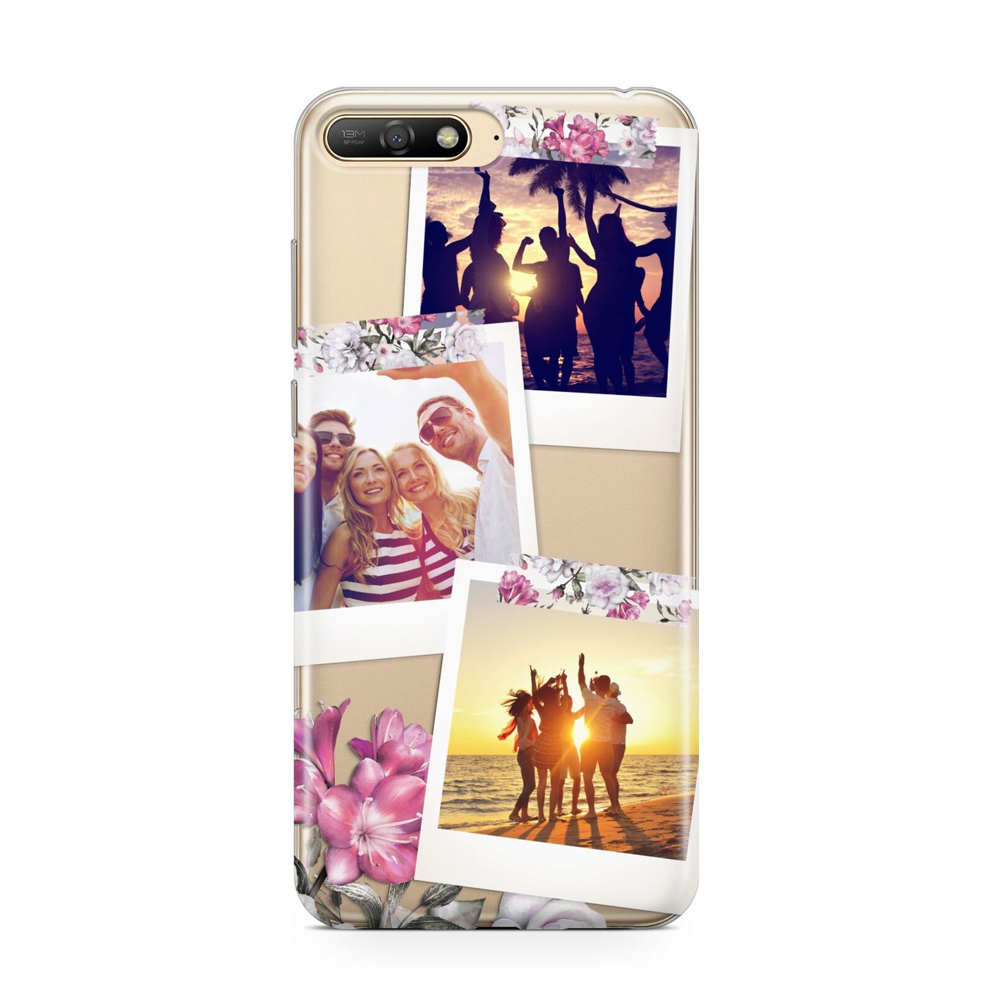 Floral Photo Montage Upload Huawei Y6 2018