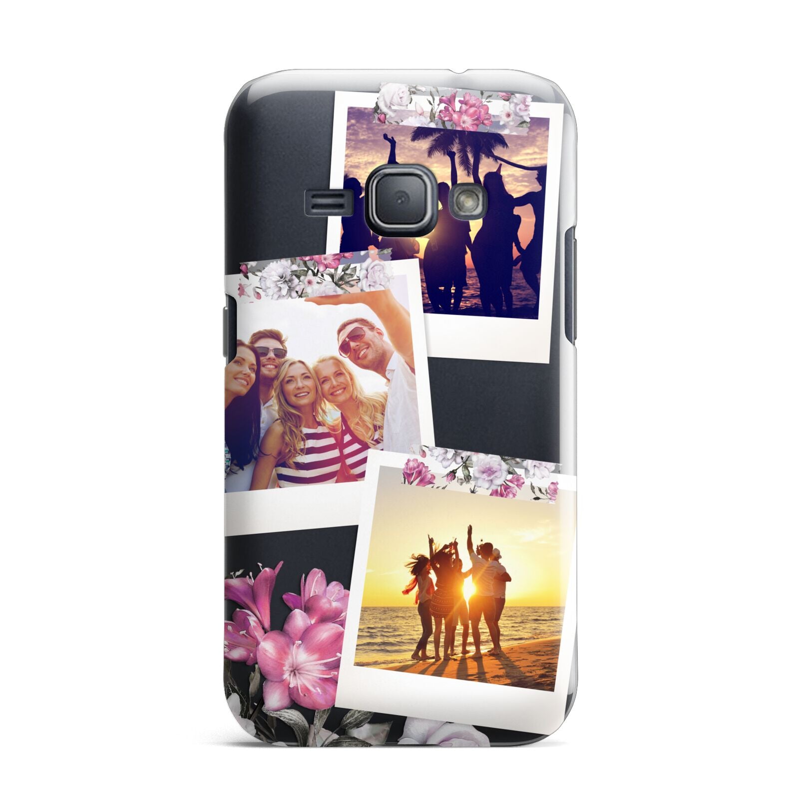 Floral Photo Montage Upload Samsung Galaxy J1 2016 Case