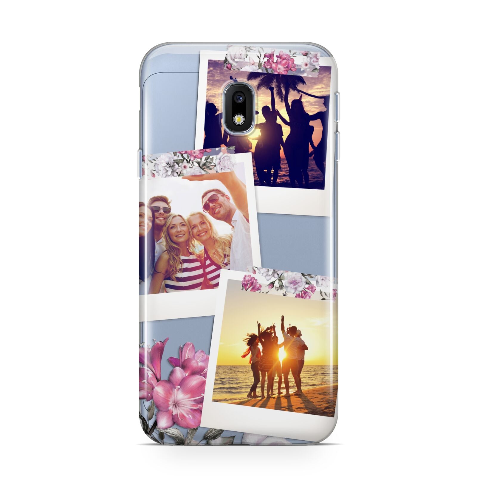 Floral Photo Montage Upload Samsung Galaxy J3 2017 Case