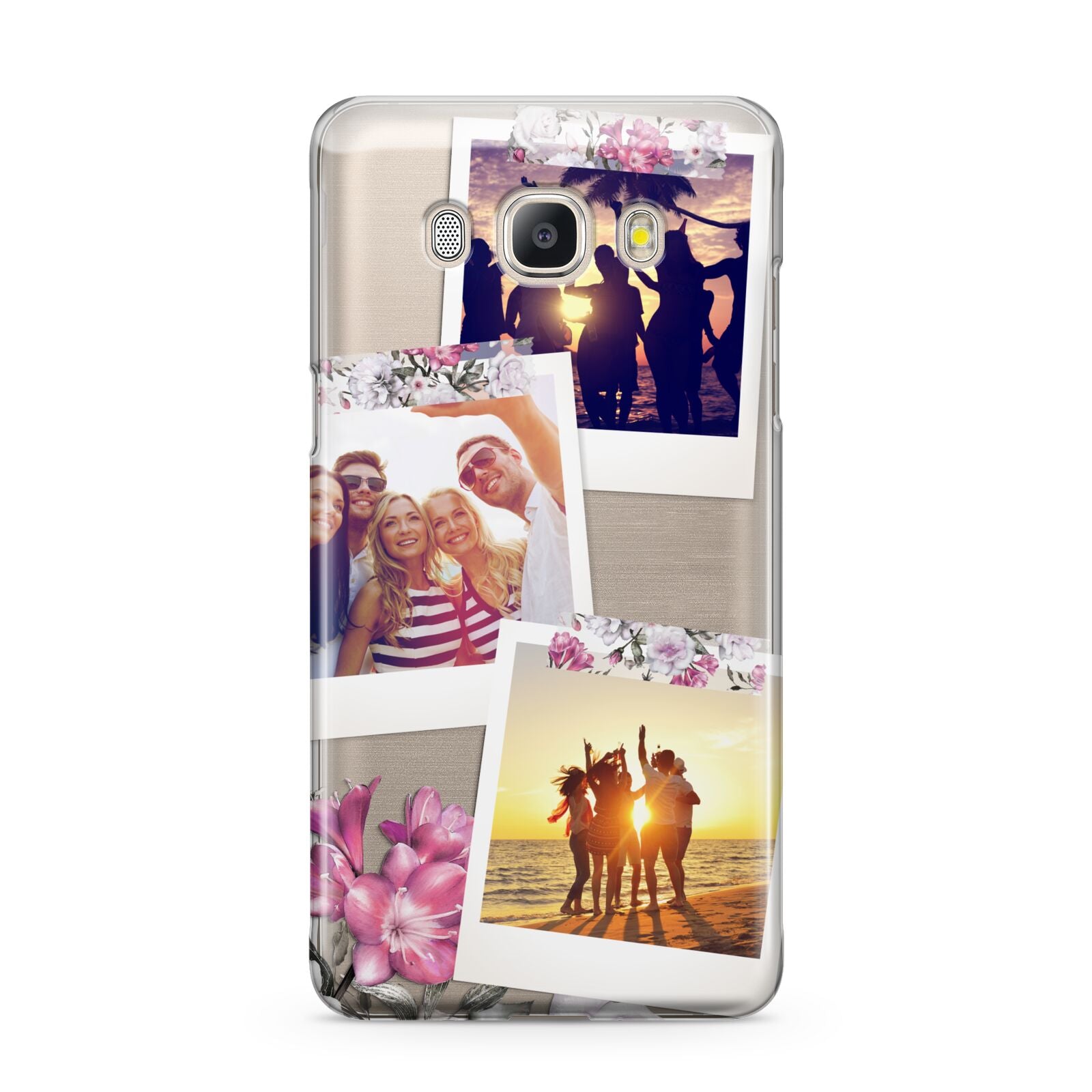 Floral Photo Montage Upload Samsung Galaxy J5 2016 Case
