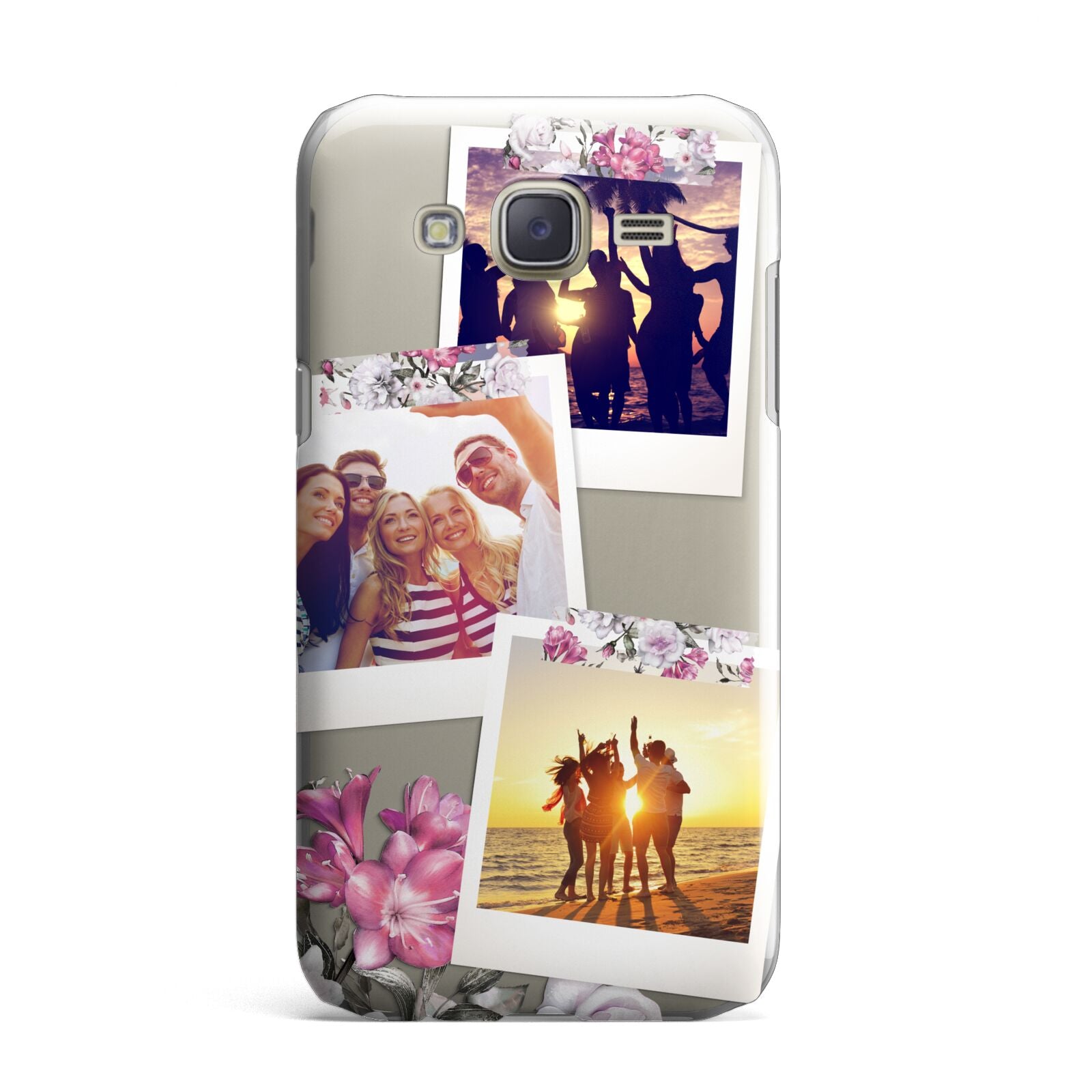 Floral Photo Montage Upload Samsung Galaxy J7 Case