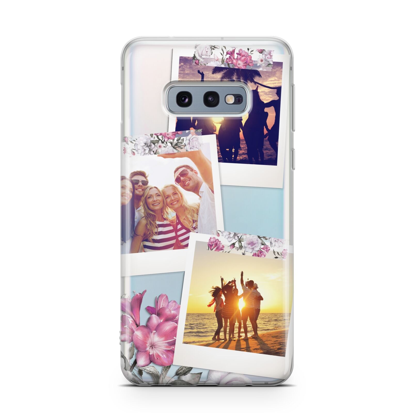 Floral Photo Montage Upload Samsung Galaxy S10E Case