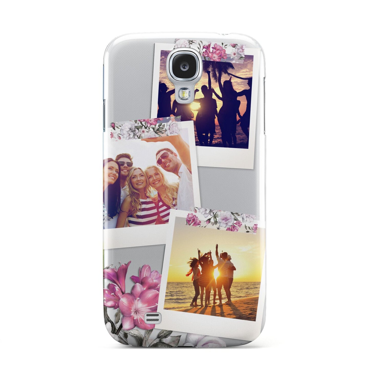 Floral Photo Montage Upload Samsung Galaxy S4 Case