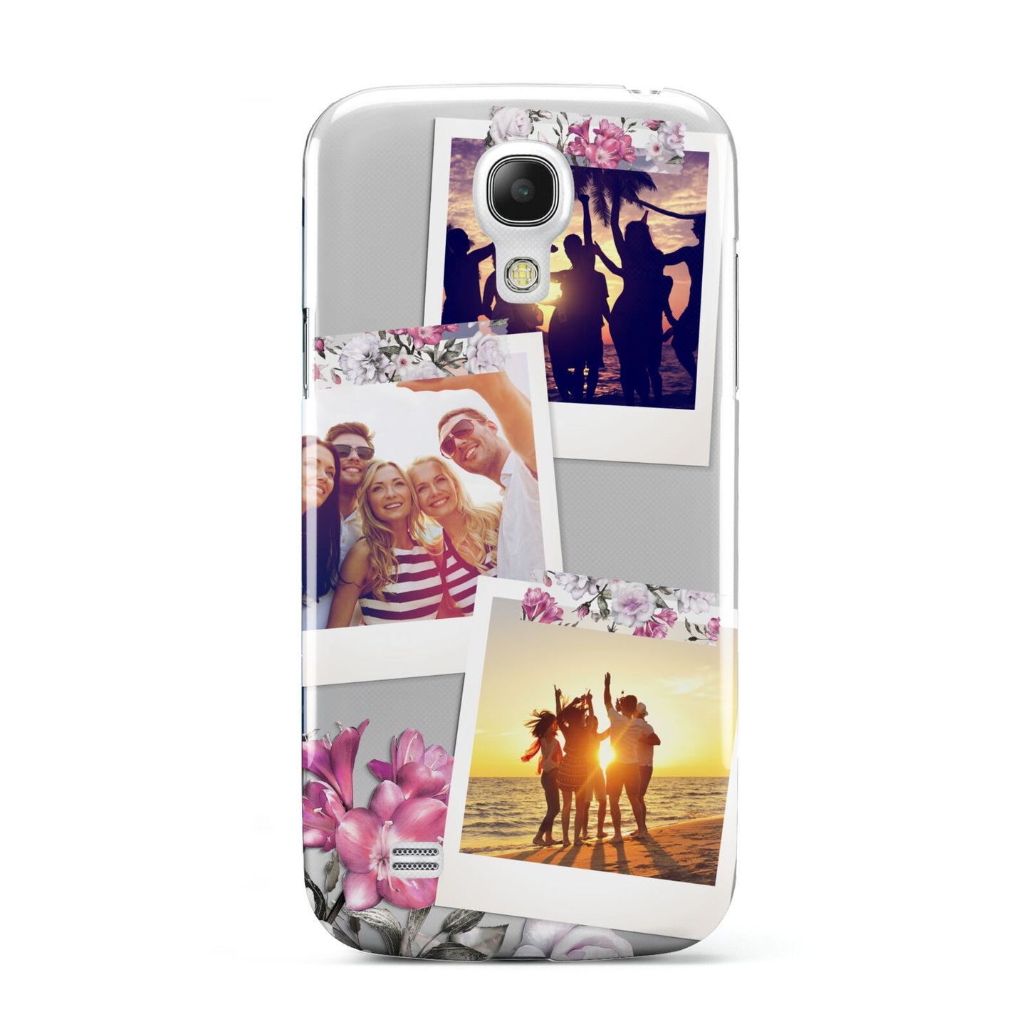 Floral Photo Montage Upload Samsung Galaxy S4 Mini Case