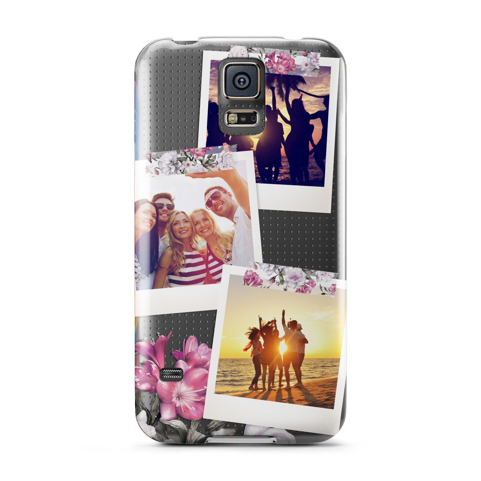 Floral Photo Montage Upload Samsung Galaxy S5 Case