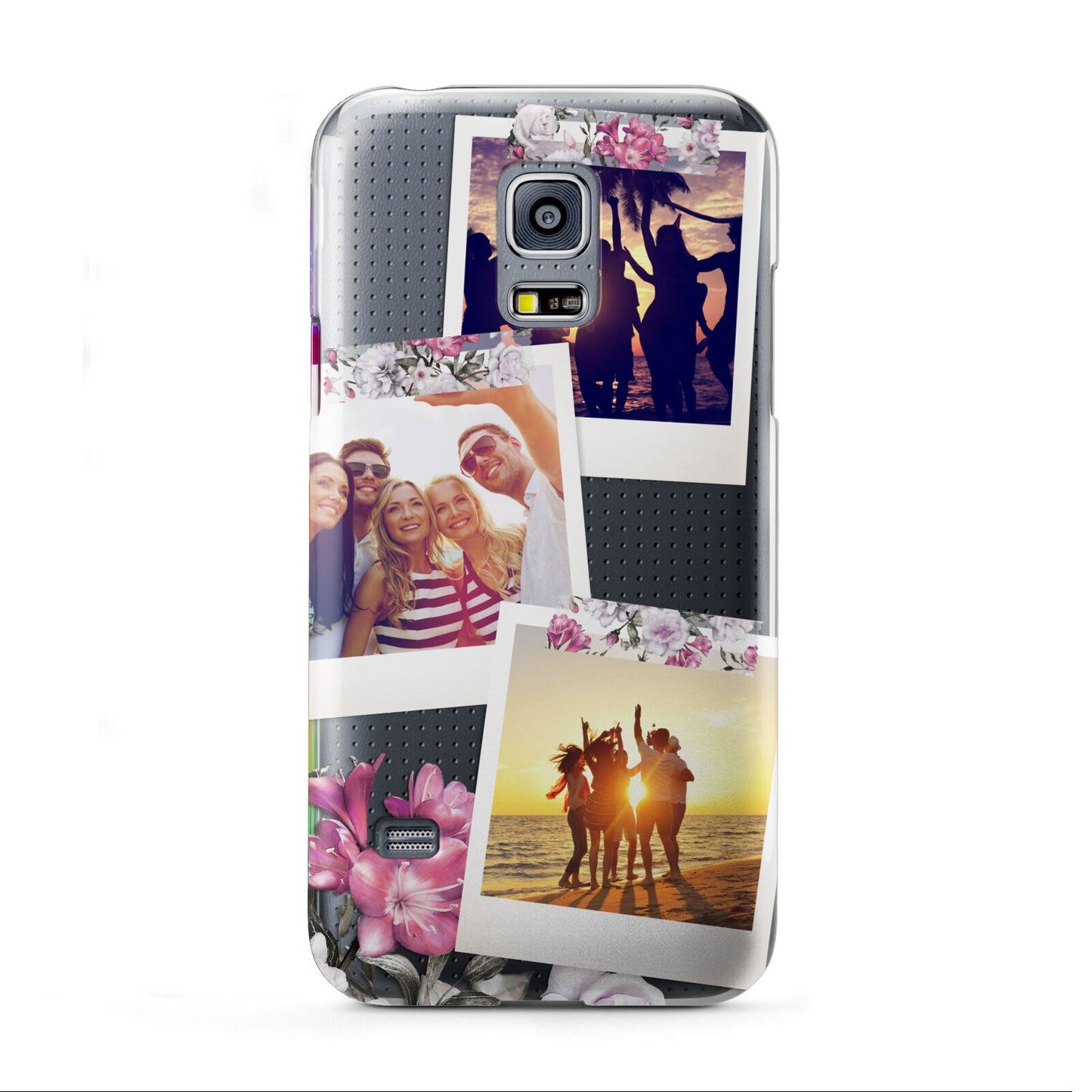 Floral Photo Montage Upload Samsung Galaxy S5 Mini Case