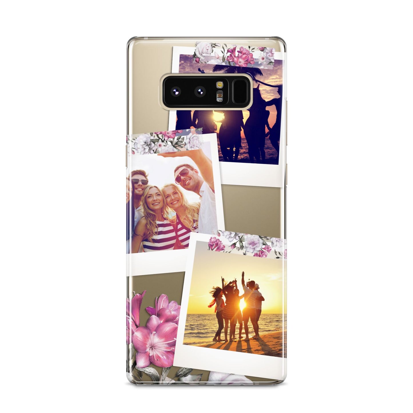 Floral Photo Montage Upload Samsung Galaxy S8 Case