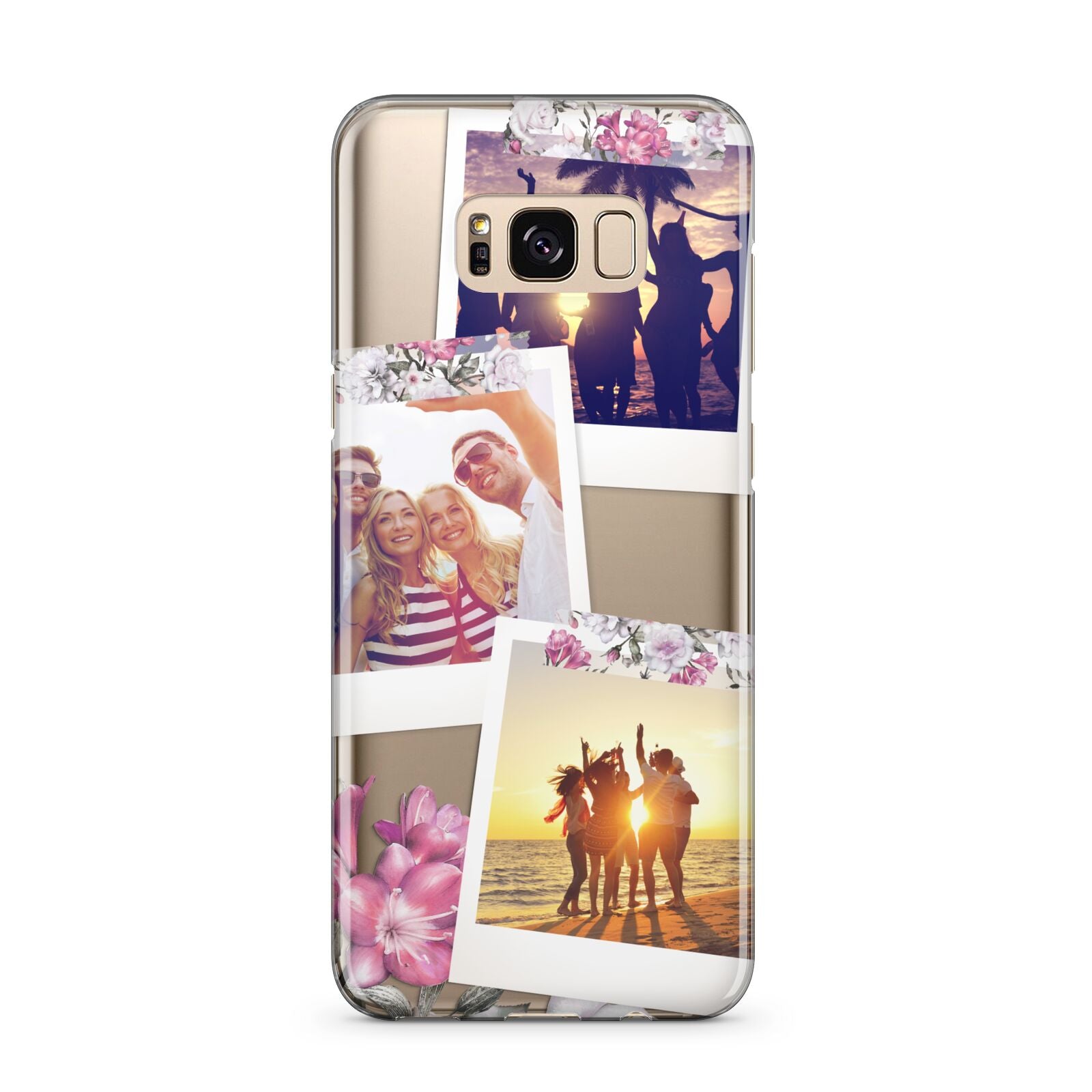 Floral Photo Montage Upload Samsung Galaxy S8 Plus Case