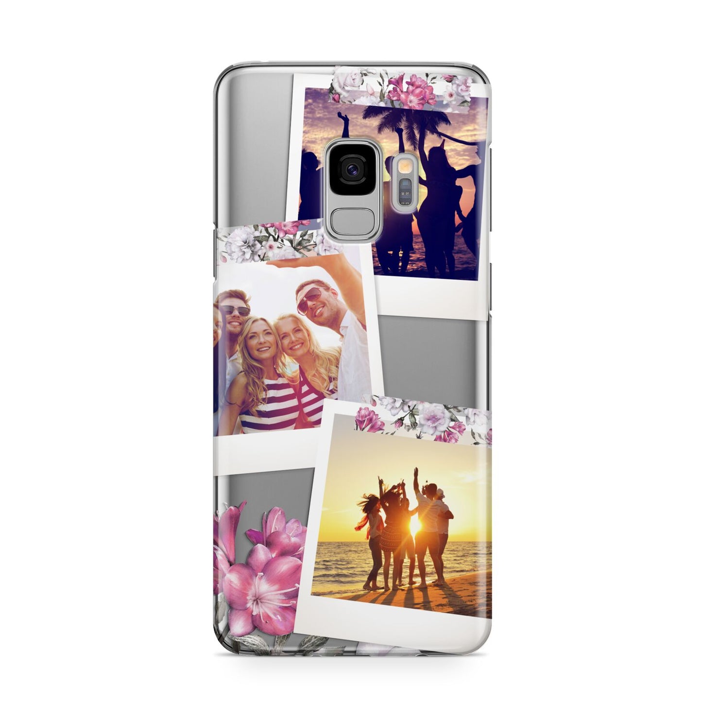 Floral Photo Montage Upload Samsung Galaxy S9 Case