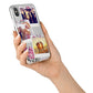 Floral Photo Montage Upload iPhone X Bumper Case on Silver iPhone Alternative Image 2