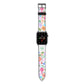 Floral Poster Apple Watch Strap with Space Grey Hardware