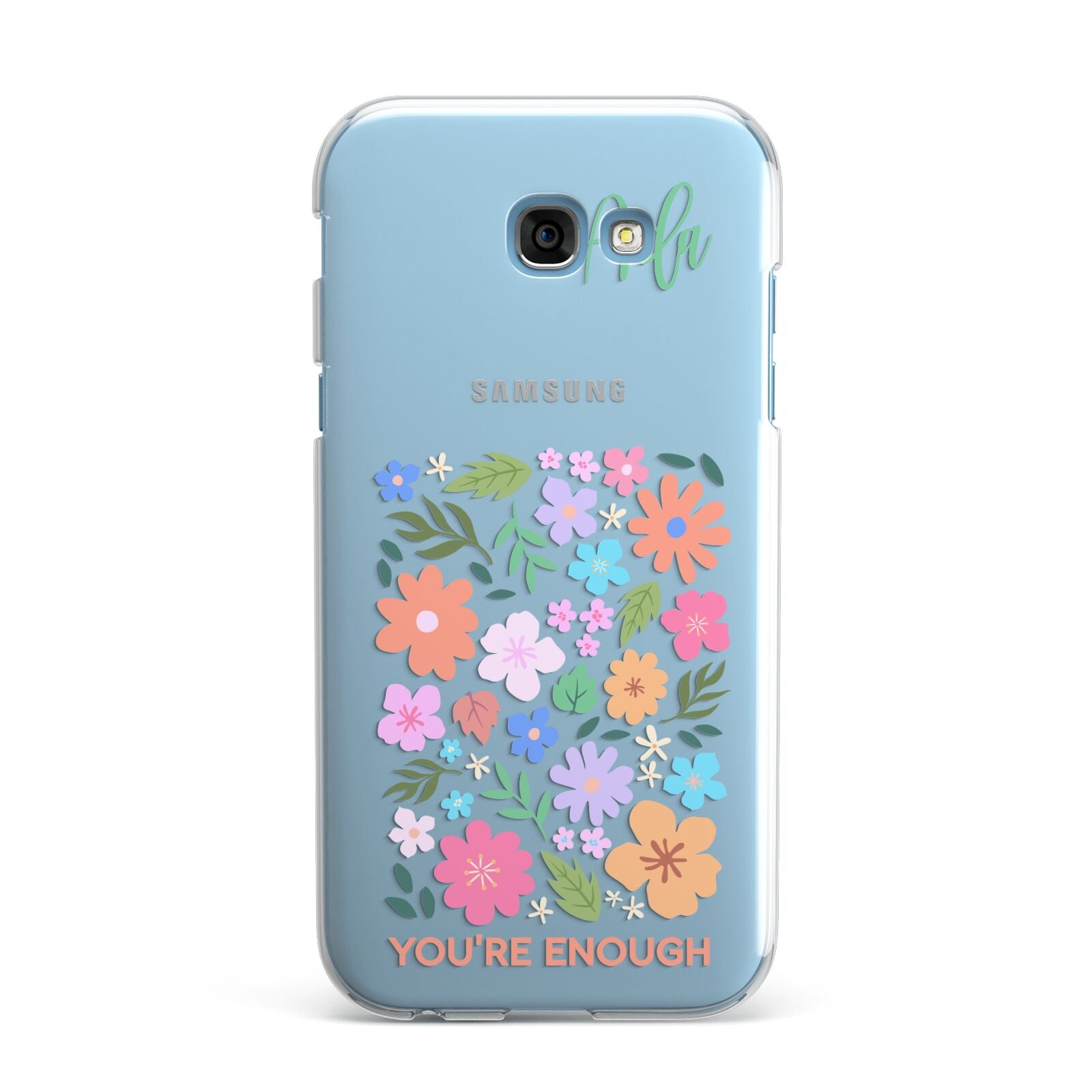 Floral Poster Samsung Galaxy A7 2017 Case