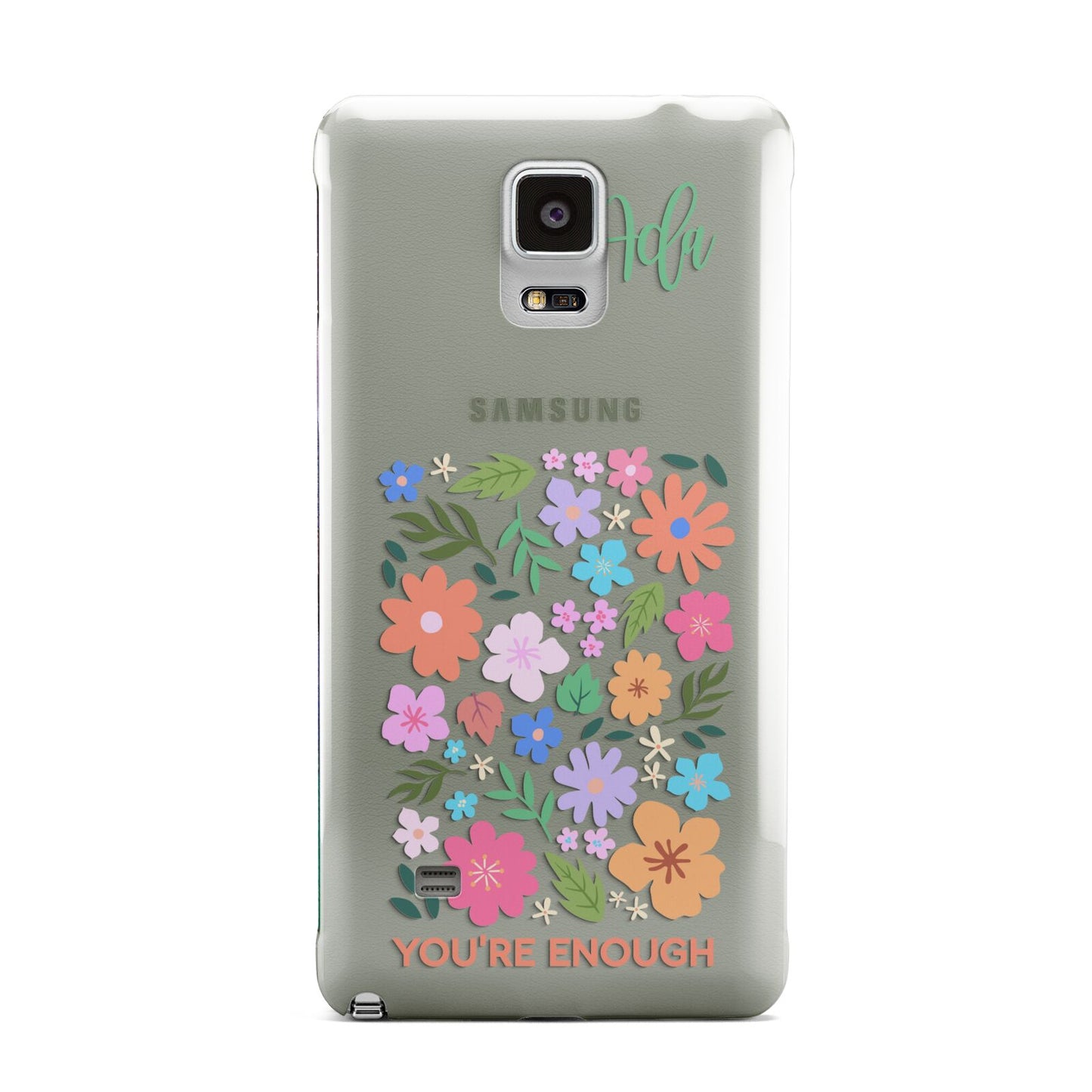 Floral Poster Samsung Galaxy Note 4 Case