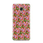 Floral Samsung Galaxy A3 2016 Case on gold phone