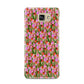 Floral Samsung Galaxy A9 2016 Case on gold phone