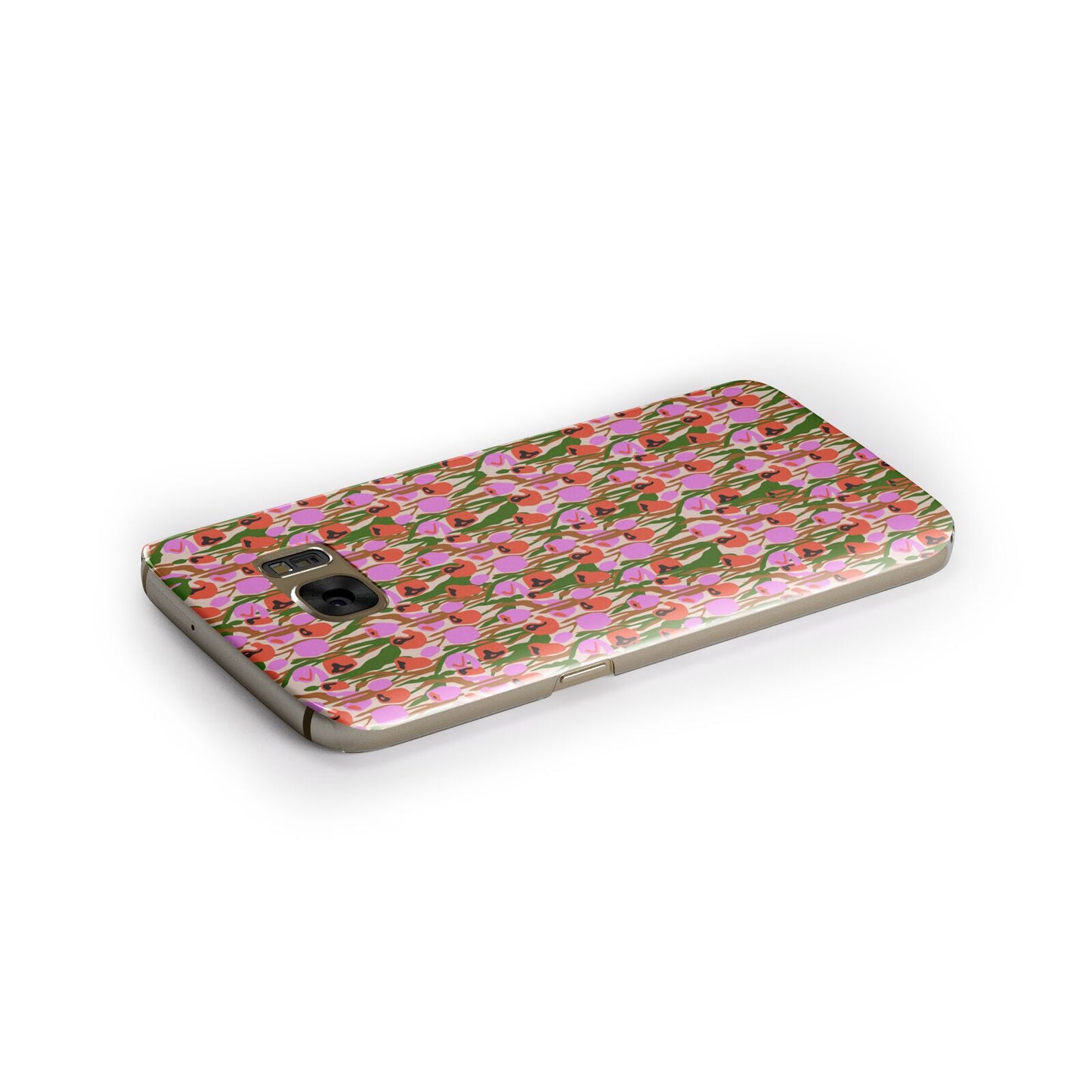 Floral Samsung Galaxy Case Side Close Up