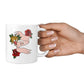 Floral Scroll Custom 10oz Mug Alternative Image 4