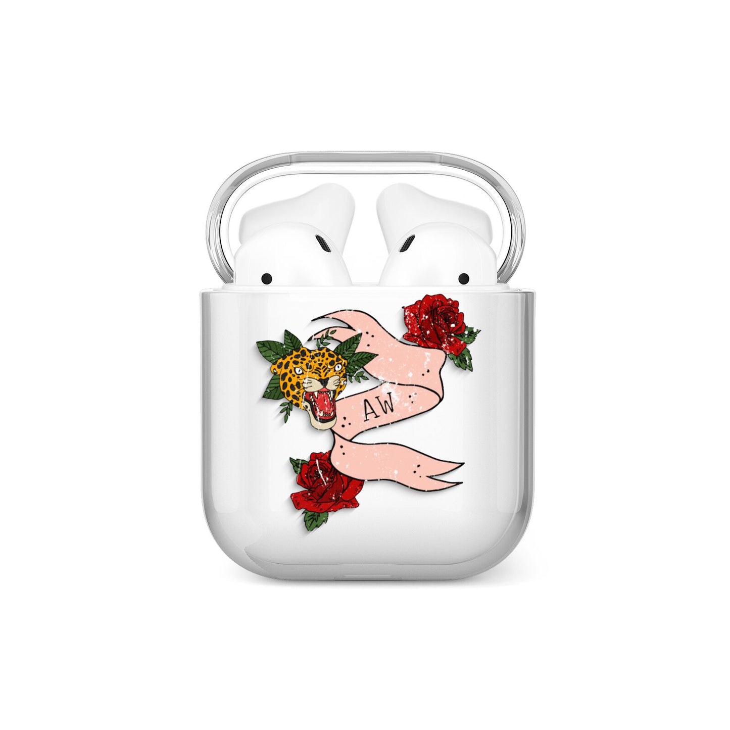 Floral Scroll Custom AirPods Case