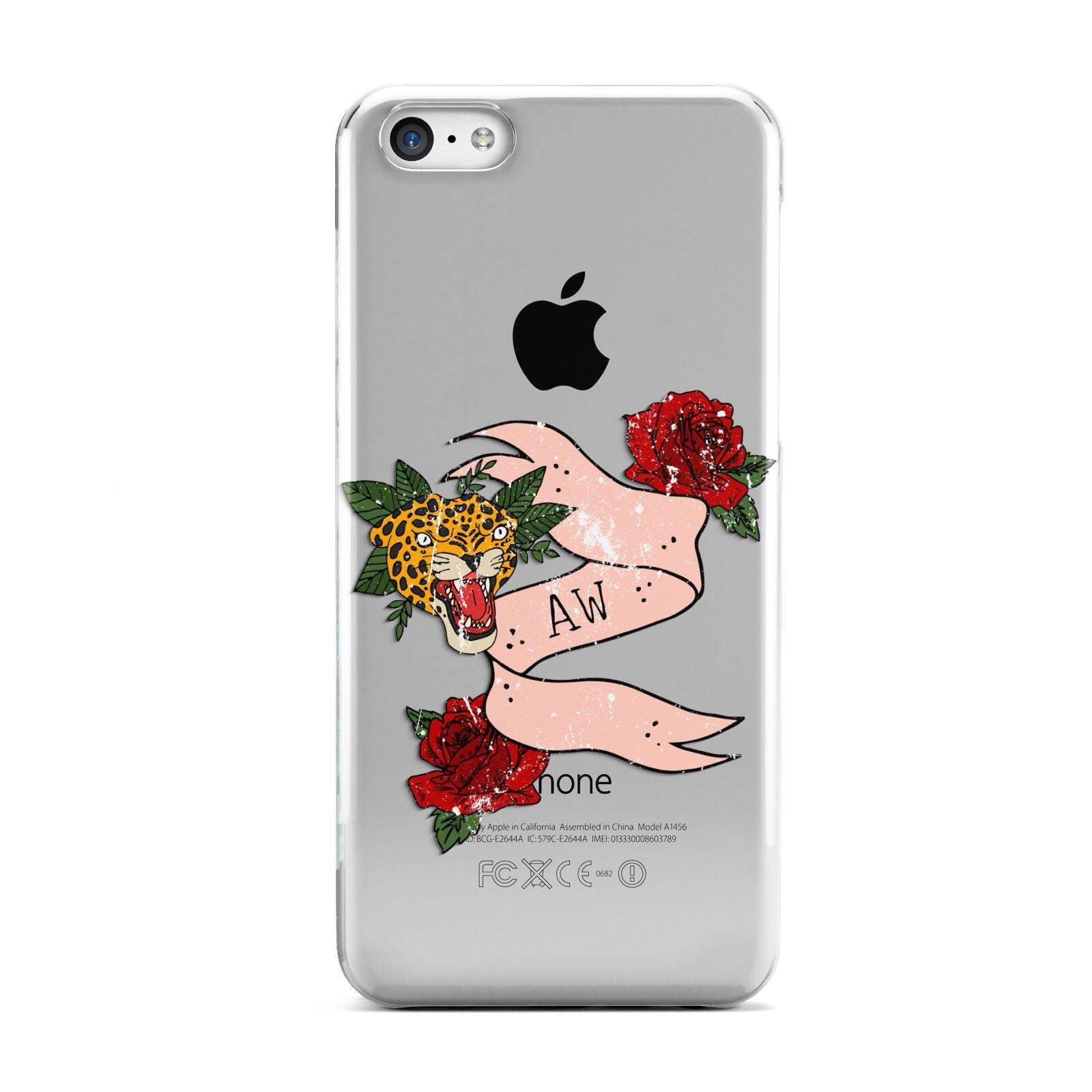 Floral Scroll Custom Apple iPhone 5c Case
