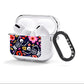 Floral Skeleton AirPods Clear Case 3rd Gen Side Image