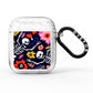Floral Skeleton AirPods Glitter Case