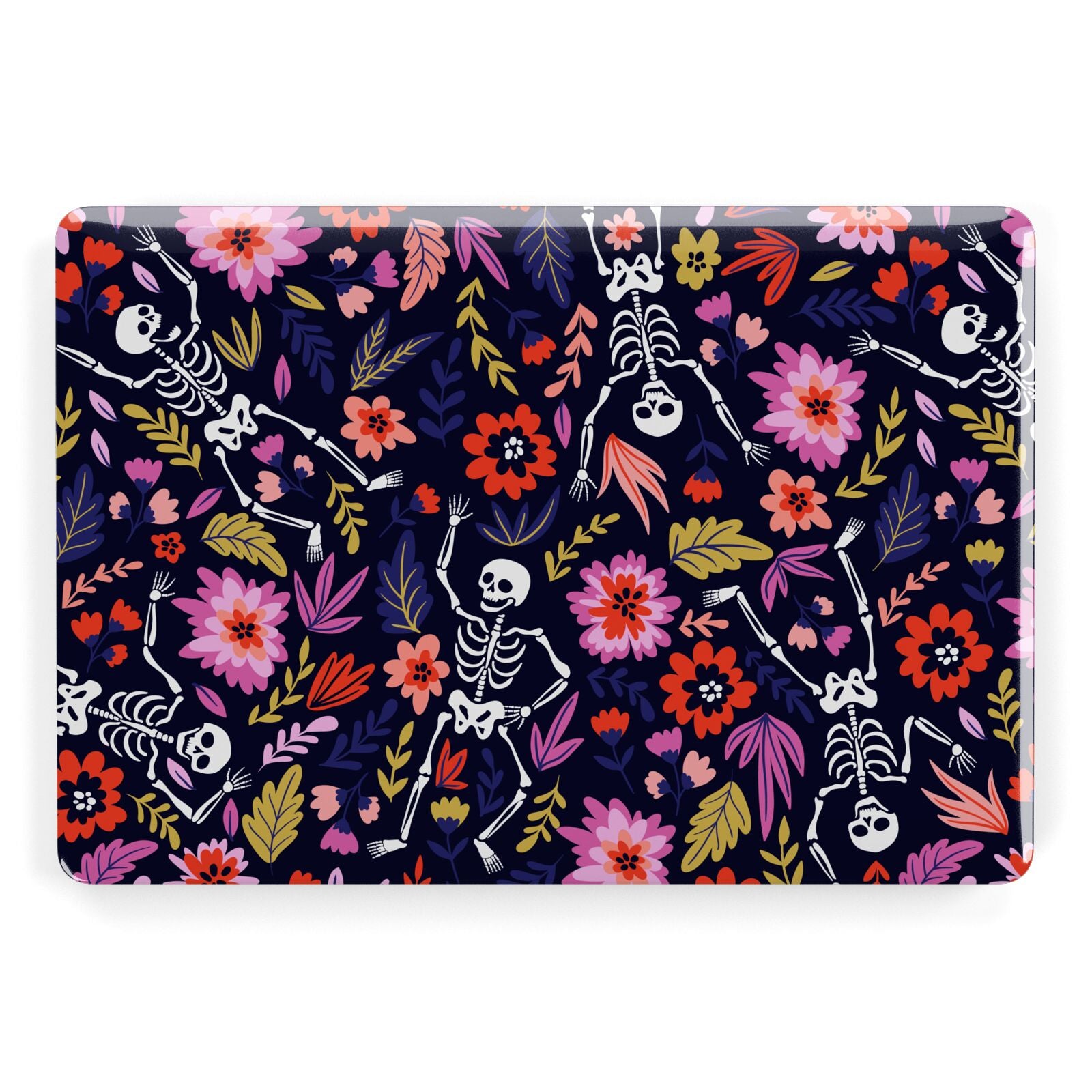 Floral Skeleton Apple MacBook Case