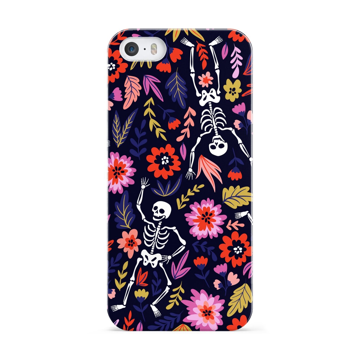 Floral Skeleton Apple iPhone 5 Case