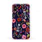 Floral Skeleton Apple iPhone XS 3D Tough