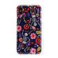 Floral Skeleton Apple iPhone Xs Max 3D Tough Case