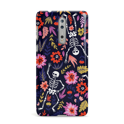 Floral Skeleton Nokia Case
