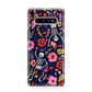 Floral Skeleton Protective Samsung Galaxy Case