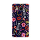 Floral Skeleton Samsung Galaxy A5 Case
