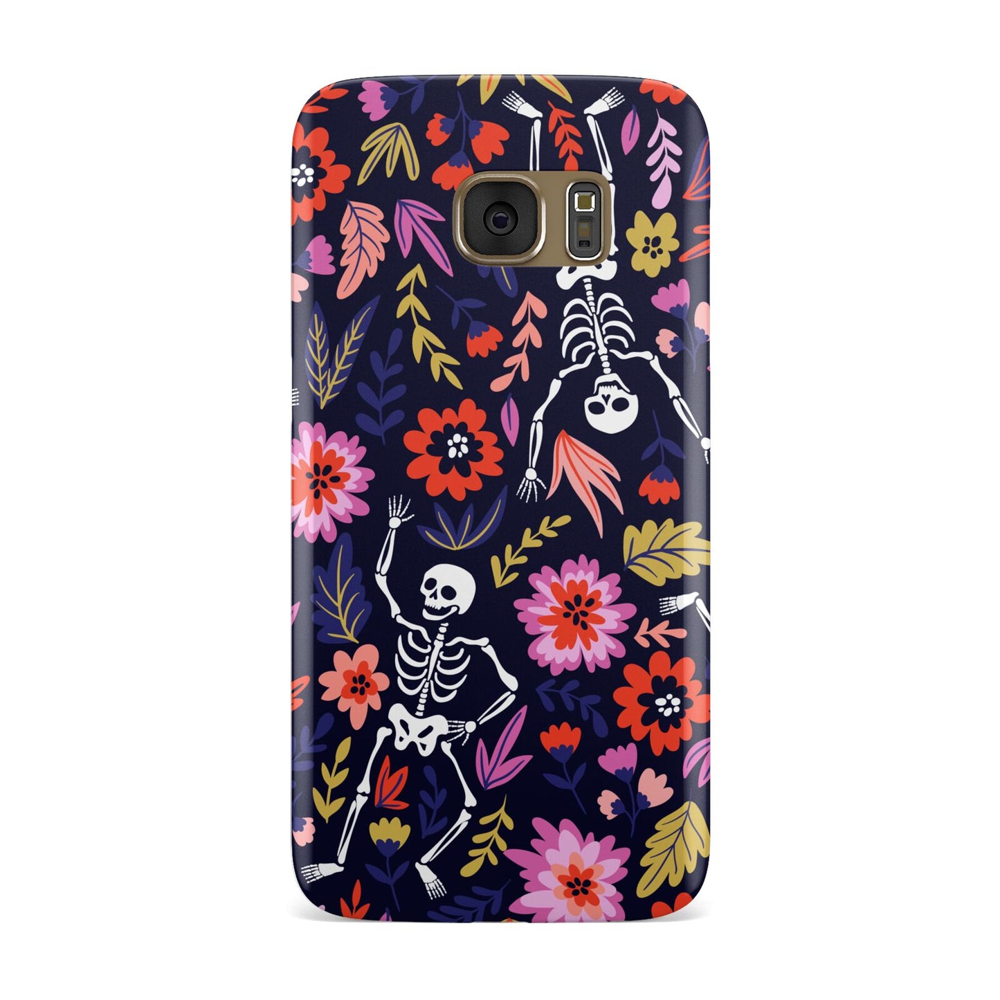 Floral Skeleton Samsung Galaxy Case