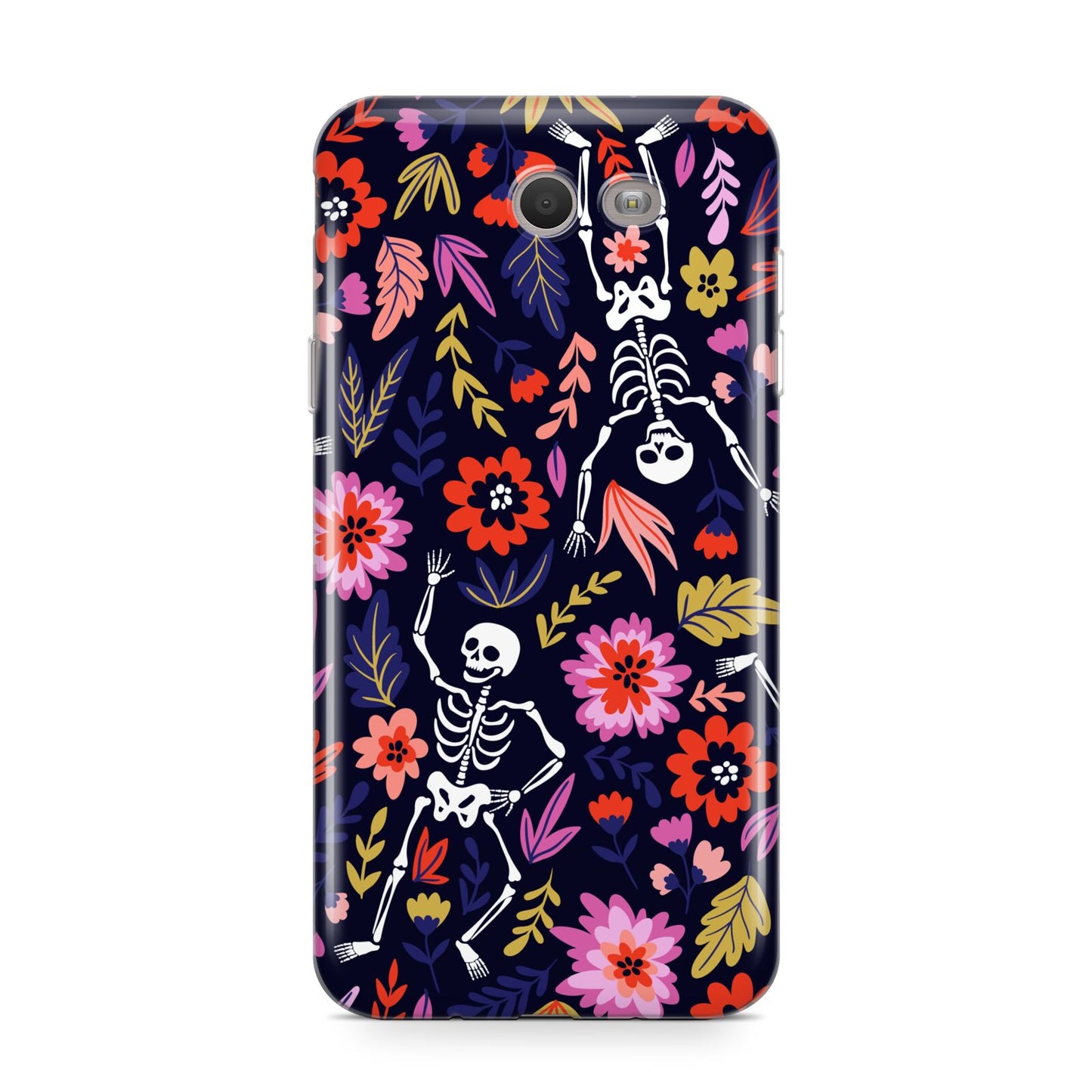 Floral Skeleton Samsung Galaxy J7 2017 Case