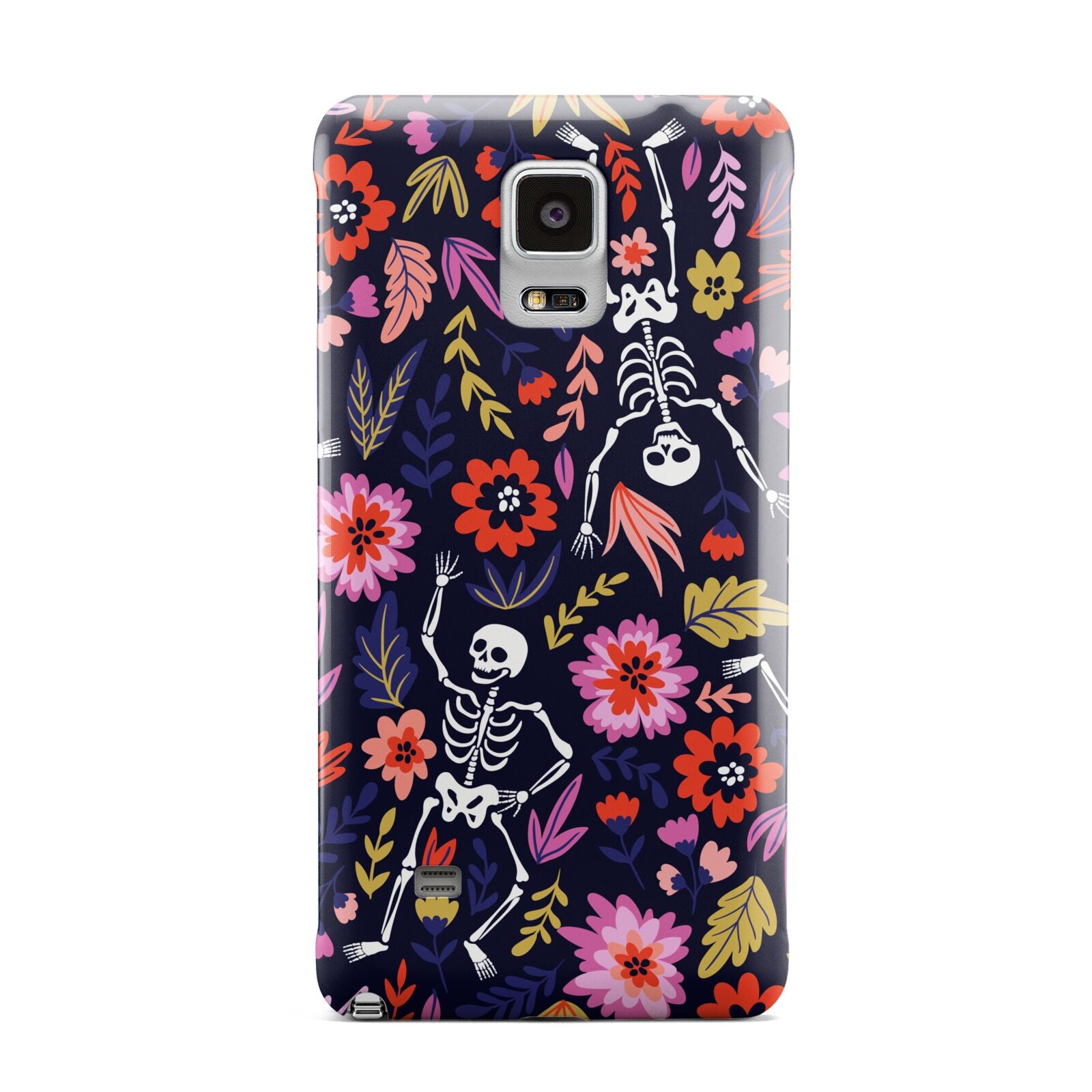 Floral Skeleton Samsung Galaxy Note 4 Case