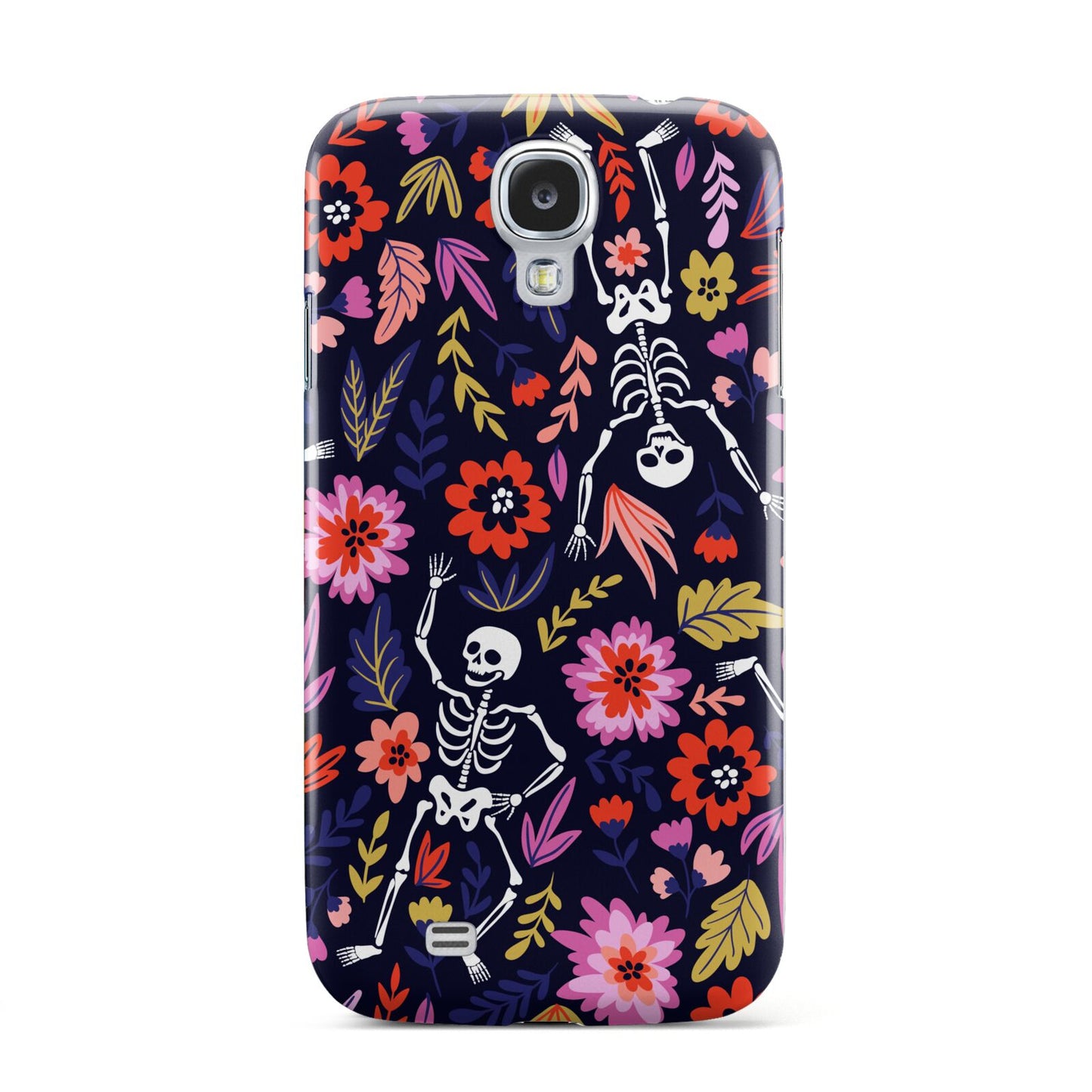 Floral Skeleton Samsung Galaxy S4 Case